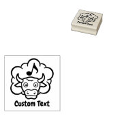Kuhmethan Cartoon Gummi Briefmarke Gummistempel (Stempel)