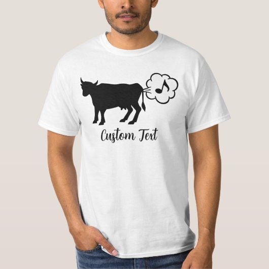 Kuhmethan-Symbol-T - Shirt (Vorderseite)