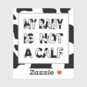 Kuhmilch Aufkleber (Blatt)