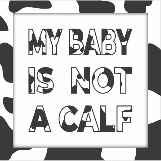 Kuhmilch Aufkleber (Vorderseite)