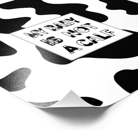 Kuhmilch Fotodruck (Ecke)