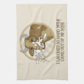 Kuhmilch heraus meine Nase Küchentuch (Vertikal)