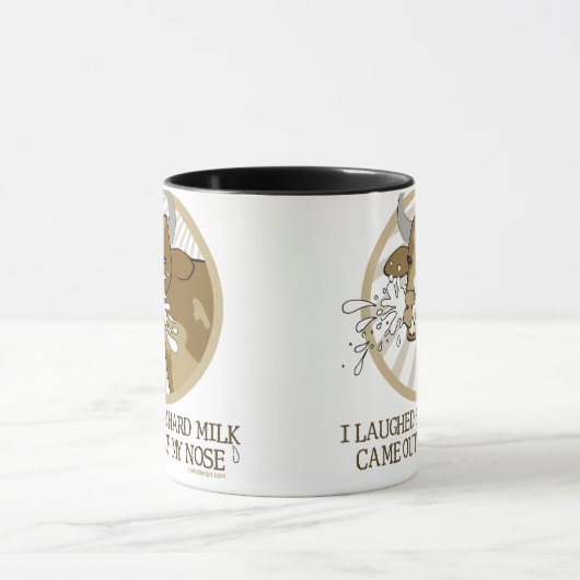 Kuhmilch heraus meine Nase Tasse (Zentrum)