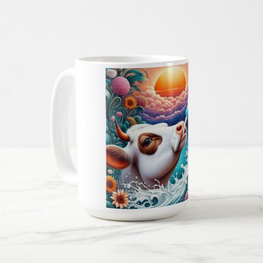 Kuhmilch Kaffeetasse (Vorderseite Links)
