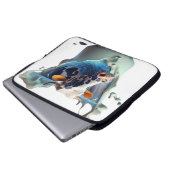 Kuhmilch Laptopschutzhülle (Vorne Knopf)