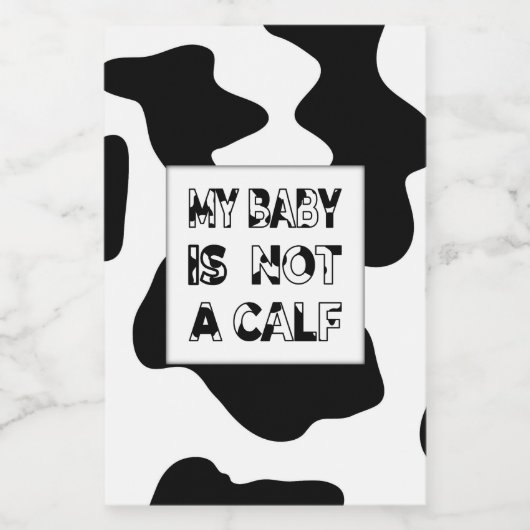 Kuhmilch Lebensmitteletikett (Einzelnes Label)