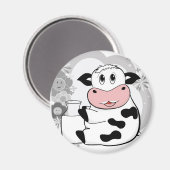 Kuhmilch Magnet (Vorderseite/Rückseite)