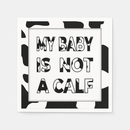 Kuhmilch Serviette (Vorderseite)