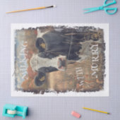Kuhmilchmelken Holstein Friesian - Personalize Seidenpapier (Basteln)