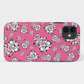 Kuhmuster aus rosa Nerd Case-Mate iPhone Hülle (Rückseite (Horizontal))