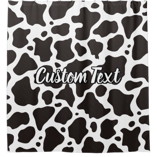 Kuhmuster Duschvorhang (Vorderseite)