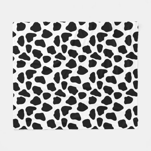 Kuhmuster Fleecedecke (Vorderseite (Horizontal))