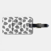 Kuhmuster Gepäckanhänger (Rückseite horizontal)