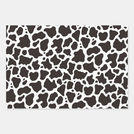 Kuhmuster Geschenkpapier Set (Vorderseite)