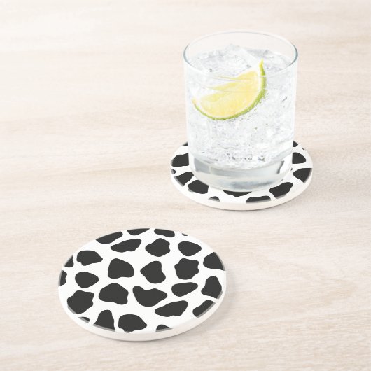 Kuhmuster Getränkeuntersetzer (Seite)