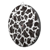 Kuhmuster-Hintergrund Dartscheibe (Vorderseite rechts)