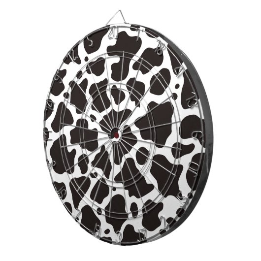 Kuhmuster-Hintergrund Dartscheibe (Vorderseite rechts)