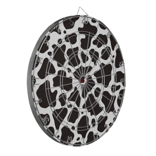 Kuhmuster-Hintergrund Dartscheibe (Vorderseite Links)