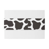 Kuhmuster-Hintergrund Einladungsbanderole (Rückseitenbeispiel)