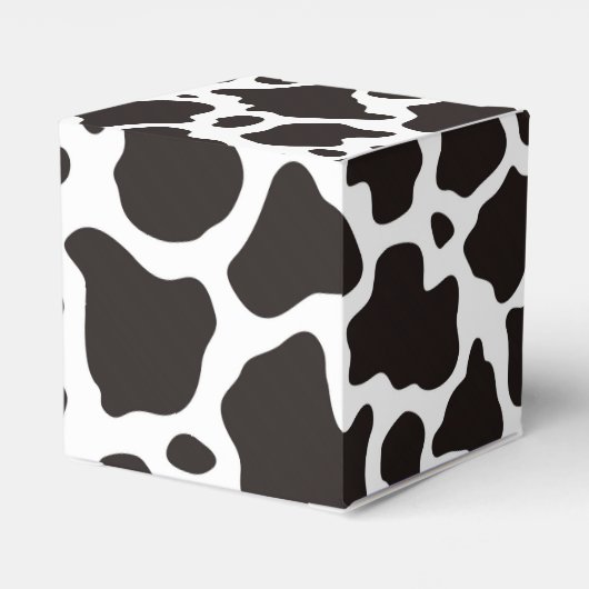 Kuhmuster-Hintergrund Geschenkschachtel (Rückseite)