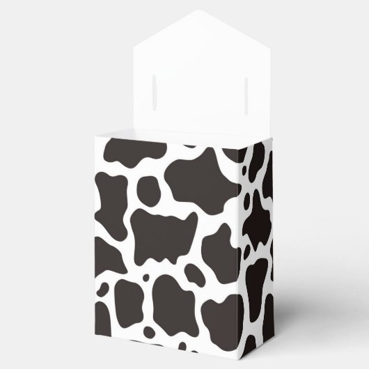 Kuhmuster-Hintergrund Geschenkschachtel (Geöffnet)