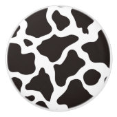 Kuhmuster-Hintergrund Keramikknauf (Vorderseite)