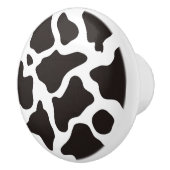 Kuhmuster-Hintergrund Keramikknauf (Rechts)