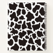 Kuhmuster-Hintergrund Notizbuch (Rückseite)