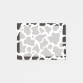 Kuhmuster-Hintergrund Post-it Klebezettel (Vorderseite)