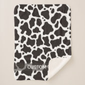 Kuhmuster-Hintergrund Sherpadecke (Vorderseite)