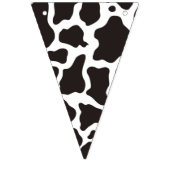 Kuhmuster-Hintergrund Wimpelkette (Dritte Fahne)