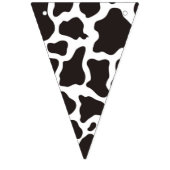 Kuhmuster-Hintergrund Wimpelkette (Zweite Fahne)