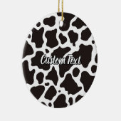 Kuhmuster Keramik Ornament (Rechts)