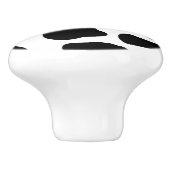 Kuhmuster Keramikknauf (Seitenansicht)