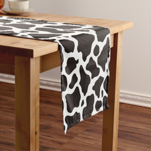 Kuhmuster Kurzer Tischläufer (Beispiel)