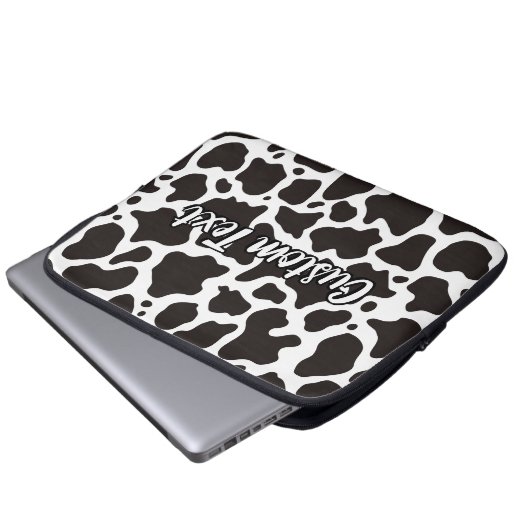 Kuhmuster Laptop-Sieb Laptopschutzhülle (Vorne Knopf)