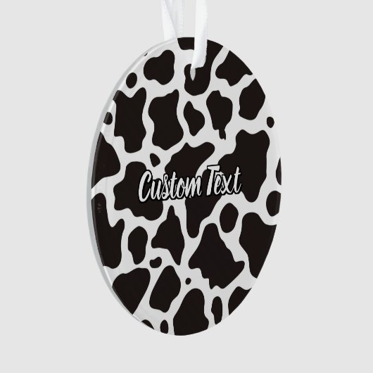 Kuhmuster-Ornament Ornament (Vorderseite)