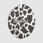 Kuhmuster-Ornament Ornament (Vorderseite)