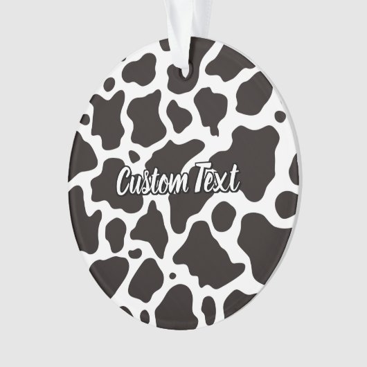 Kuhmuster-Ornament Ornament (Vorderseite)