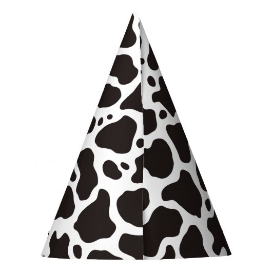 Kuhmuster-Party Partyhütchen (Rückseite)