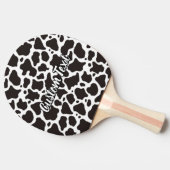 Kuhmuster Ping-Pong-Paddel Tischtennis Schläger (Seitenansicht)