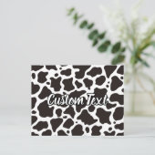 Kuhmuster Postkarte (Stehend Vorderseite)