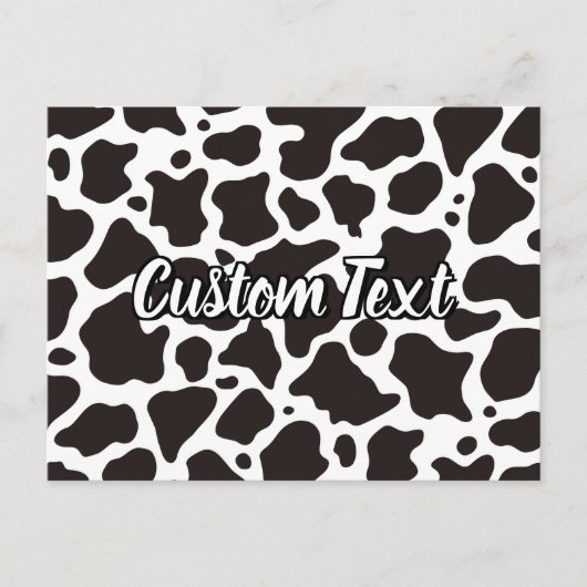 Kuhmuster Postkarte (Vorderseite)