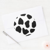 Kuhmuster Runder Aufkleber (Umschlag)