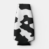 Kuhmuster Schwarz-Weiß Flaschenkühler (Vorderseite)