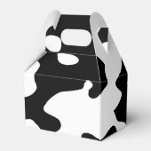 Kuhmuster Schwarz-Weiß Geschenkschachtel (Rückseite)