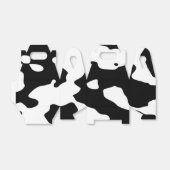 Kuhmuster Schwarz-Weiß Geschenkschachtel (Ungefaltet)