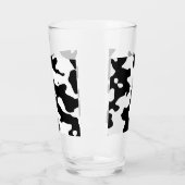 Kuhmuster Schwarz-Weiß Glas (Links)