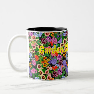 Kühnе Gartеnblumen Zweifarbige Tasse