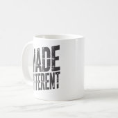Kühn Anders Fette Typografie Motivierend Kaffeetasse (Vorderseite Links)
